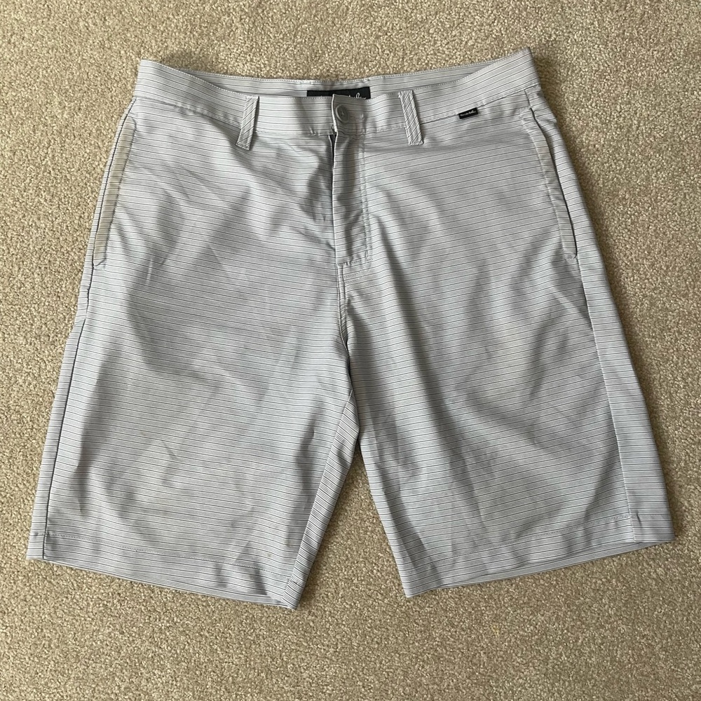 Travis Mathew Light Gray Athletic Shorts